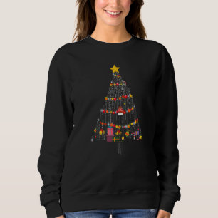 Binary Coding Computer Programmer Christmas Tree X Sweatshirt