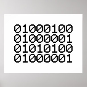 BINARY DATA POSTER