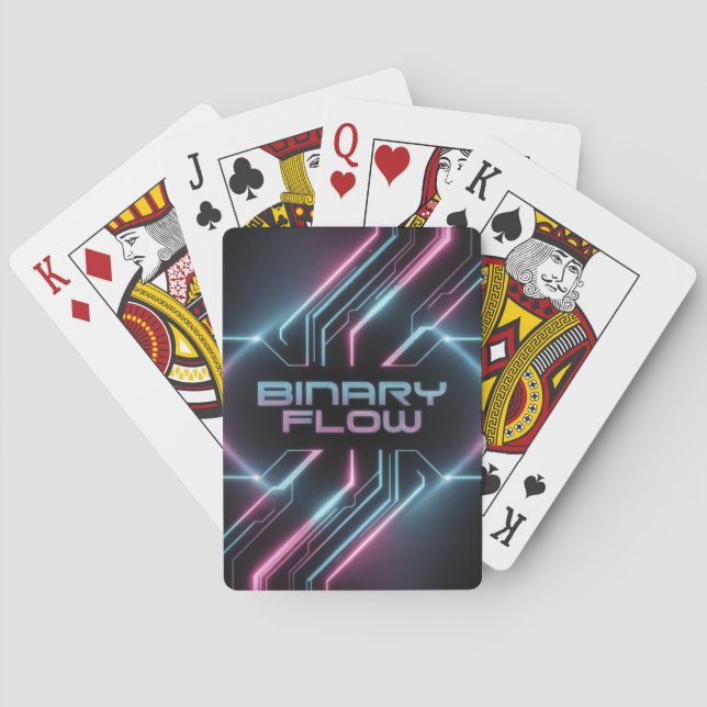 Binary Flow Playing Cards 02 (Back)