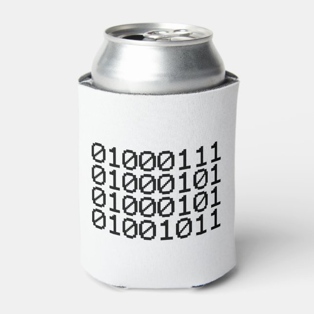 BINARY GEEK CAN COOLER (Can Front)