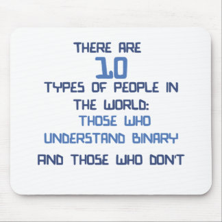 binary joke mouse pad
