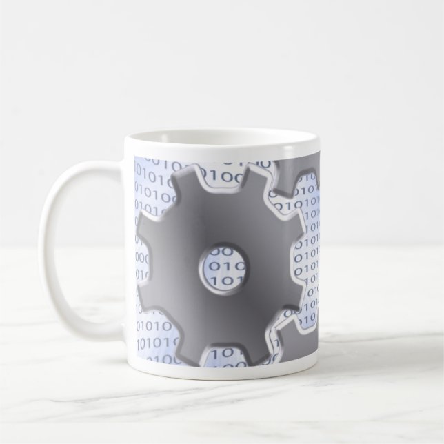 Binary Machine Coffee Mug (Left)