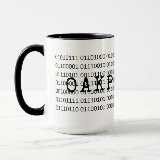 Binary Mug (Left)