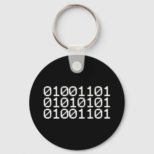 BINARY MUM KEY RING