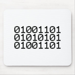 BINARY MUM MOUSE PAD