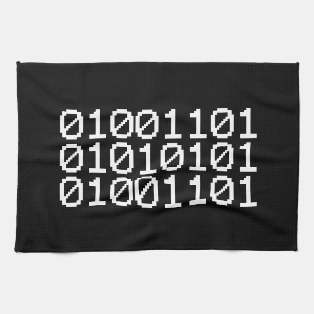 BINARY MUM TEA TOWEL (Horizontal)