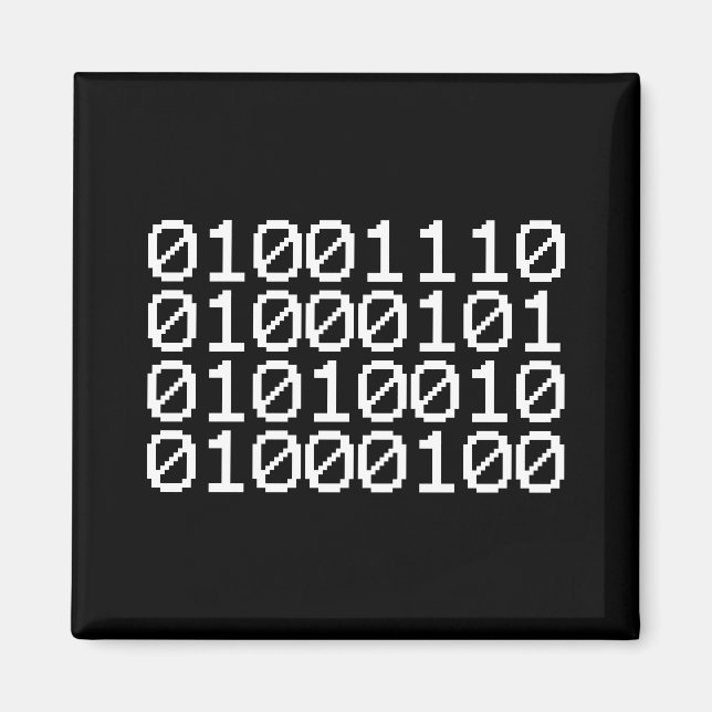 BINARY NERD MAGNET (Front)