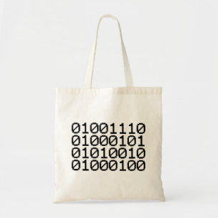 BINARY NERD TOTE BAG