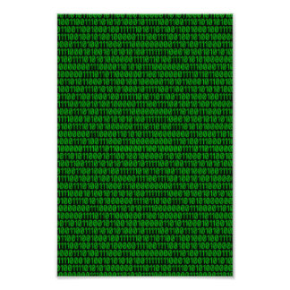 Binary Photo Print
