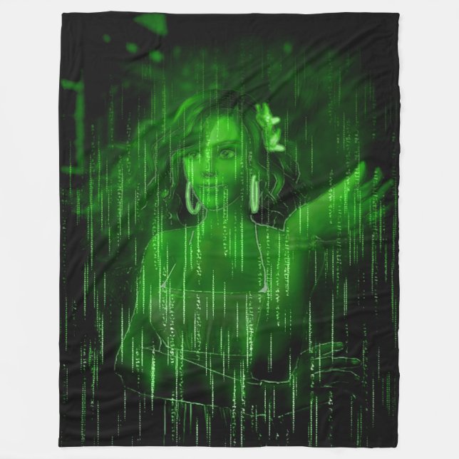 BINARY PIXIE FLEECE BLANKET (Front)