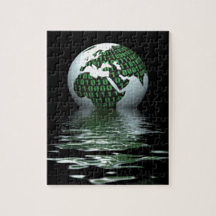 Binary planet jigsaw puzzle