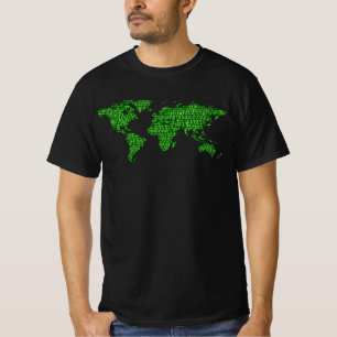 Binary World Computer Coding Programmer T-Shirt