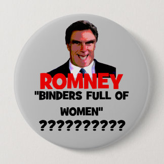 binders full of women 10 cm round badge