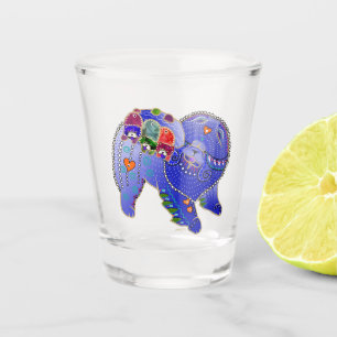 BINDI CHOW FAMILY Chow shot glass