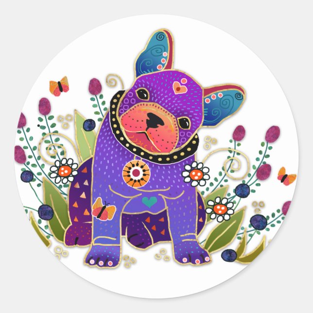 BINDI FRENCHIE - French Bulldog stickers (Front)