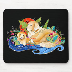 BINDI GOLDEN RETRIEVER MOUSE PAD