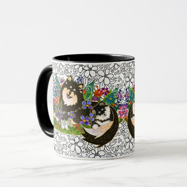 BINDI LAPPY Finnish Lapphund mug-choose colour-siz Mug (Front Left)