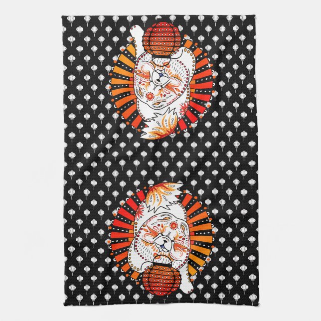 BINDI MI TANG - Chow - kitchen towel 2 (Vertical)