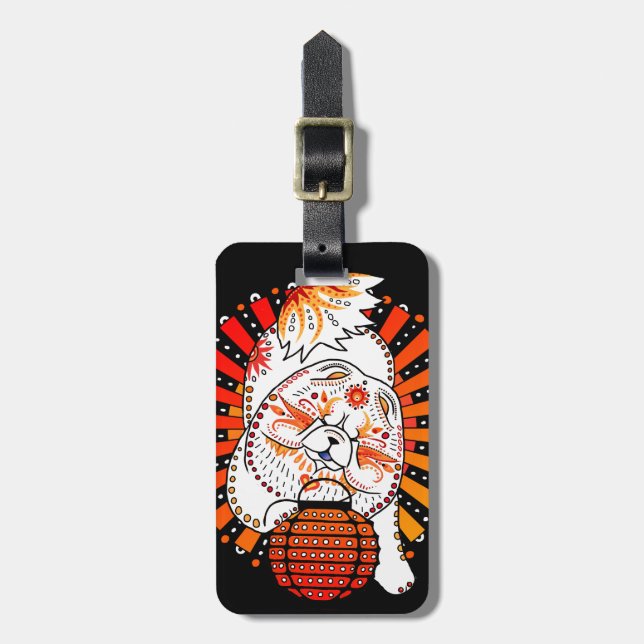 BINDI MI TANG  - Chow luggage tag (Front Vertical)