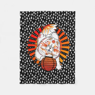BINDI MI TANG - Chow - Year of the Dog blanket