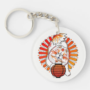BINDI MI TANG -  Chow - Year of the Dog  keychain
