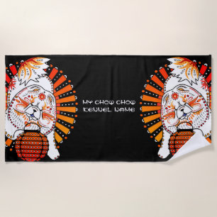 BINDI MI TANG - Chow - Year of the Dog  towel