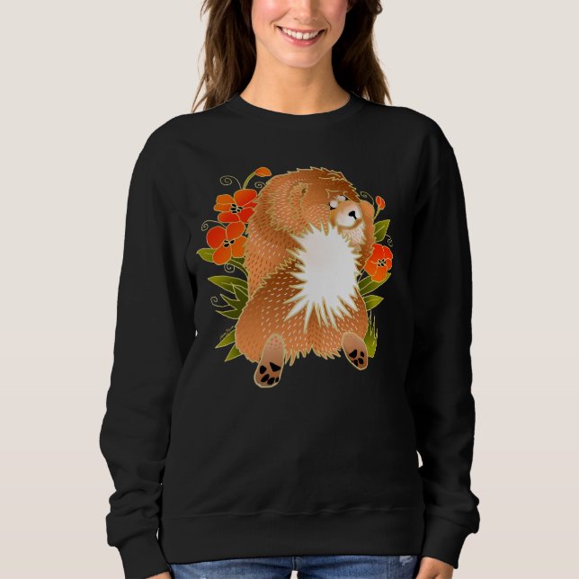 BINDI MINGSIE red chow-FRONT DESIGN-choose style Sweatshirt (Front)