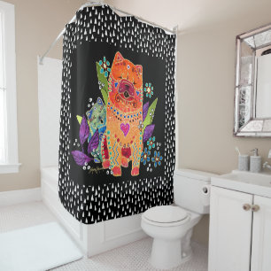 BINDI SMOOTHIE shower curtain