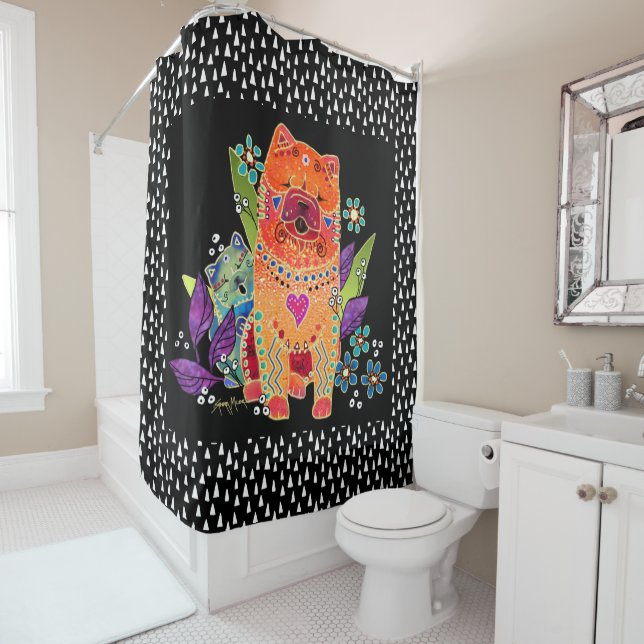 BINDI SMOOTHIE shower curtain (In Situ)