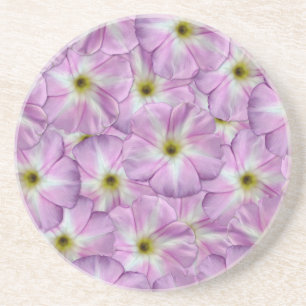 Bindweed Seamless Pattern Coaster