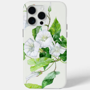 Bindweed white flower  iPhone 15 pro max case