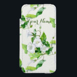 Bindweed white flower   incipio watson™ iPhone 5 wallet case<br><div class="desc">Artist by Zolotareva. Watercolor on paper.You can add  name or custom text. Personalise this template.</div>