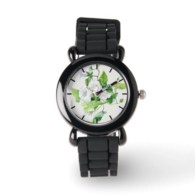 Bindweed white flower   watch (Front)