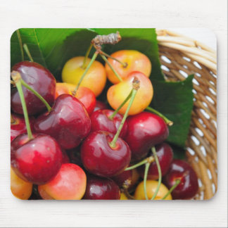 Bing And Rainier Cherries Mouse Pad
