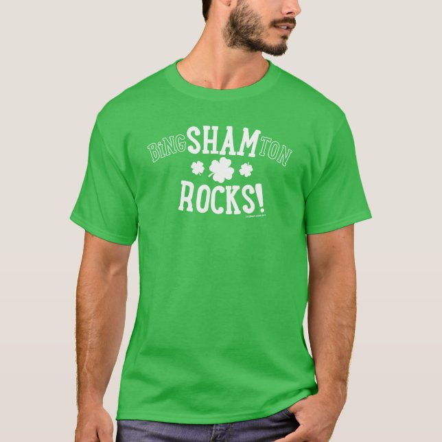 Bing-SHAM-tonne Rocks! t-shirt (Front)
