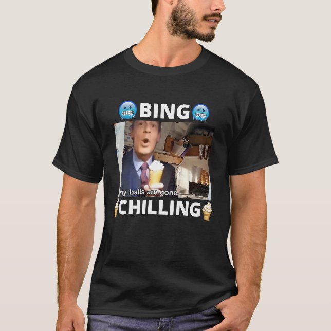 Bing Shi Ling Bing Chilling John Xina Ice Cream Ch T-Shirt (Front)