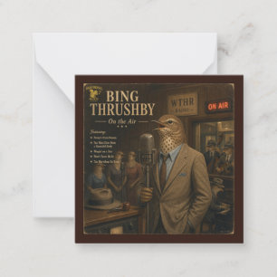 Bing Thrushby Album: a Parody Card