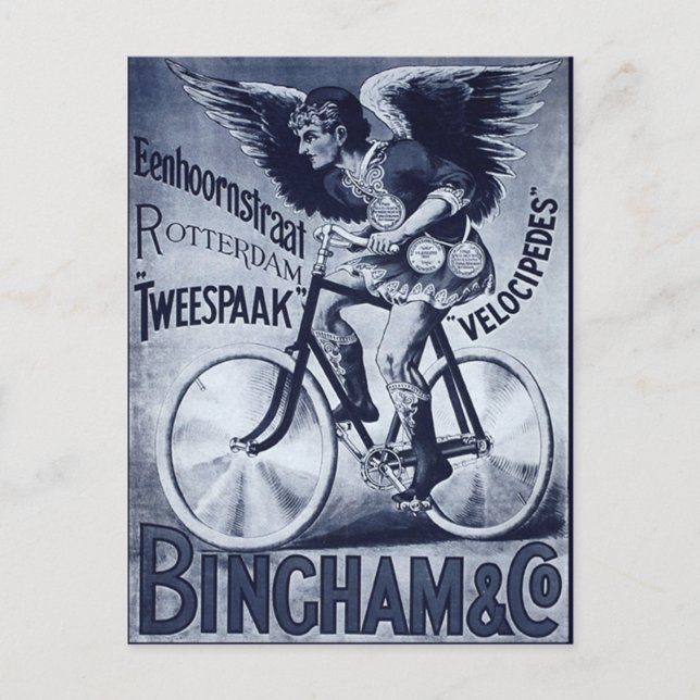 Bingham & Co. Velocipedes Postcard (Front)