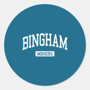 Bingham High School Hs South Classic Round Sticker