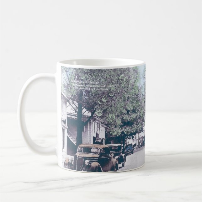 Bingham - Old Cars Mug (Left)