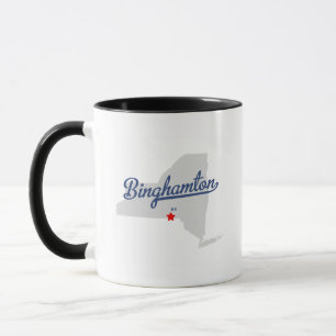 Binghamton New York NY Shirt Mug