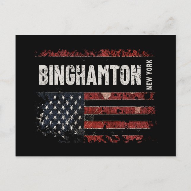 Binghamton New York Postcard (Front)