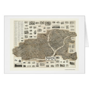 Binghamton, NY Panoramic Map - 1901