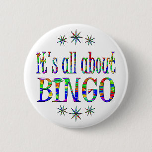 BINGO 6 CM ROUND BADGE