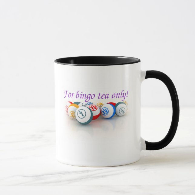 Bingo Addict's ringer mug (Right)