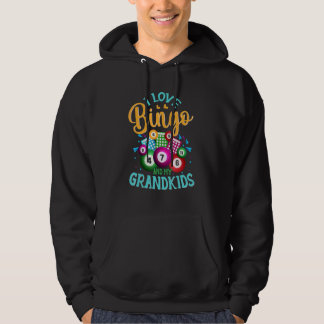 Bingo And My Grandkids  Bingo Player Grandpa Or Gr Hoodie