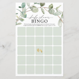Bingo Baby Shower Game