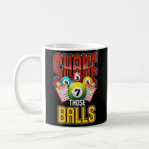 Bingo Balls Lottery Winner Bingo Player Bingo Coffee Mug