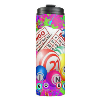BINGO BINGO Designed By CBDOilPrincess  Thermal Tumbler