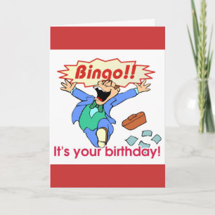 Bingo birthday card